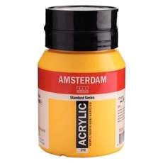 Amsterdam Acrylfarbe 270 Azogelb Dunkel 500 ml