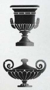 Mauer-Schablonen Alte Griechische Vase