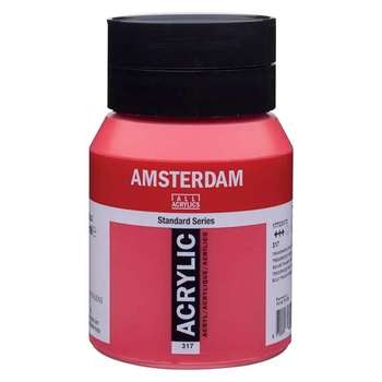 Amsterdam Acrylfarbe 317 Transparentrot Mittel 500 ml