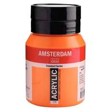 Amsterdam Acrylfarbe 276 Azo-Orange 500 ml