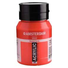 Amsterdam Acrylfarbe 396 Naphtholrot Mittel 500 ml