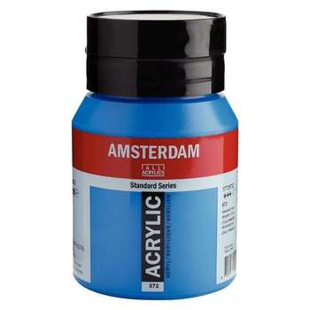 Amsterdam Acrylfarbe 572 Primärzyan 500 ml