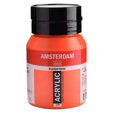 Amsterdam Acrylfarbe 398 Naphtholrot Hell 500 ml