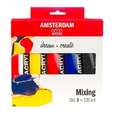 Angebot Amsterdam Acrylfarben-Mischset 5 x 120 ml