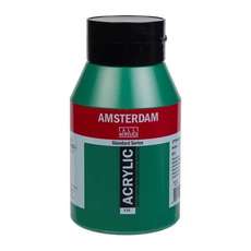 Amsterdam Acrylfarbe 619 Permanentgrün Dunkel 1000 ml
