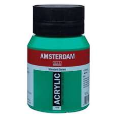 Amsterdam Acrylfarbe 619 Permanentgrün Dunkel 500 ml
