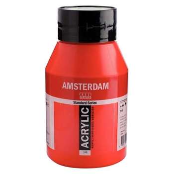 Amsterdam Acrylfarbe 315 Pyrrolrot 1000 ml