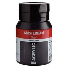 Amsterdam Acrylfarbe 735 Oxidschwarz 500 ml