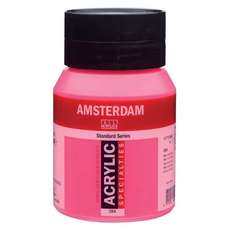 Amsterdam Acrylfarbe 384 Reflexrosa 500 ml