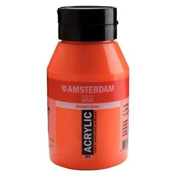 Amsterdam Acrylfarbe 311 Zinnober 1000 ml