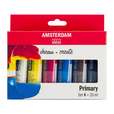 Angebot Amsterdam Acrylfarben-Mischset Primärfarben 6 x 20 ml