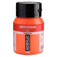 Amsterdam Acrylfarbe 311 Zinnober 500 ml